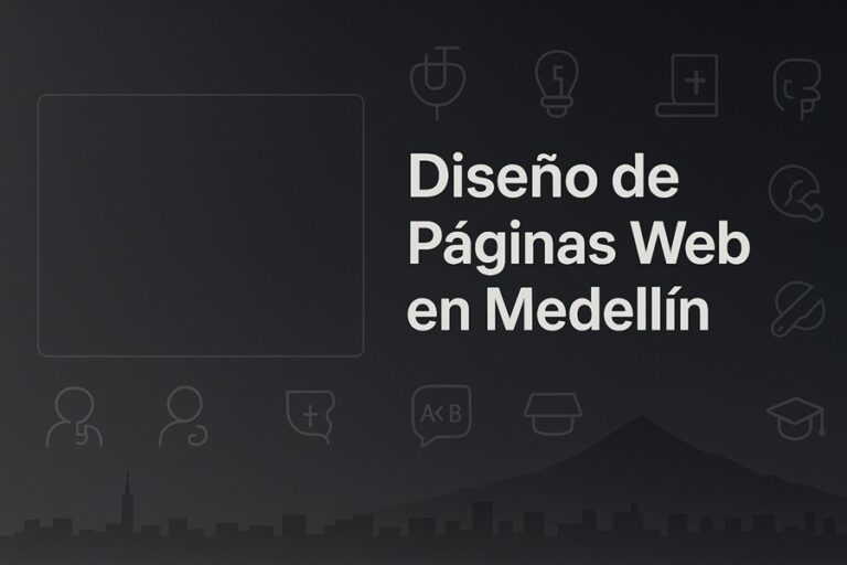 Diseño de páginas web en Medellín para profesionales y negocios